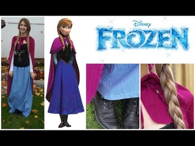 Anna de Frozen ❄ DIY Costume pour l'Halloween !