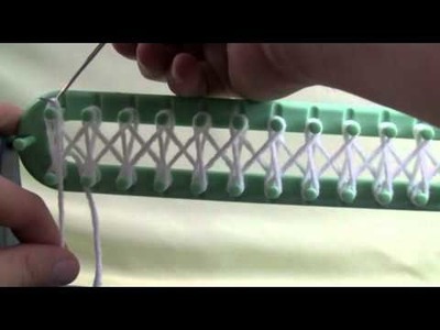 Bernat métier à tricoter tutoriel - La Foule Crochet