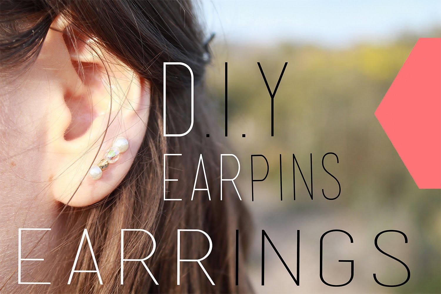 DIY : Boucles d'oreilles Ear Pins - Ear cuff Ear Pins Earrings (English Subs)