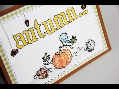 DIY # Carte scrapbooking -  Autumn. 