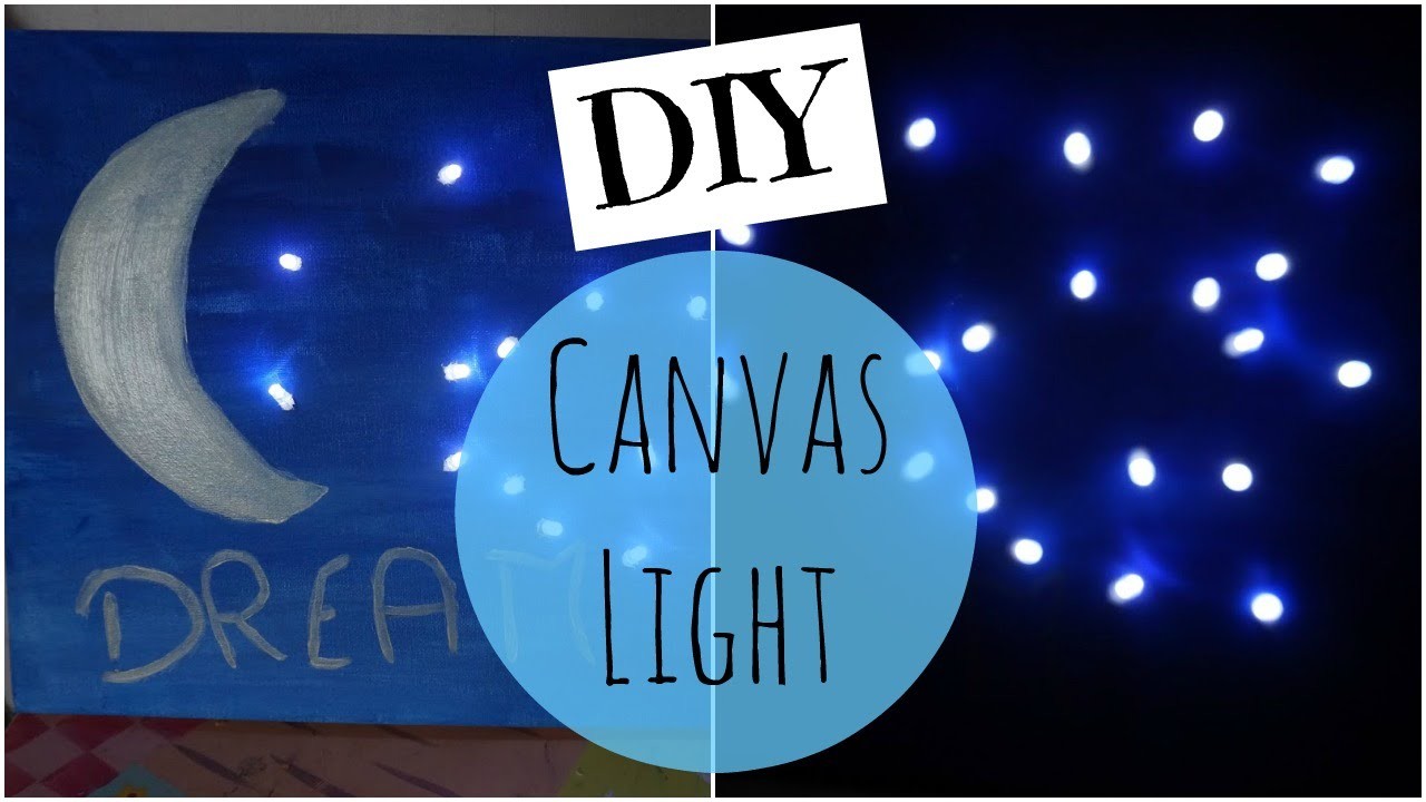 DIY ❤ Tableau Lumineux. DIY Canvas Light ❤