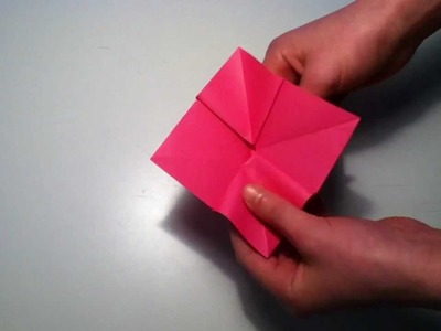 Faire une violette en origami - Fabriquer une fleur en papier