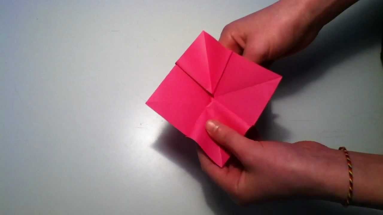Faire une violette en origami - Fabriquer une fleur en papier