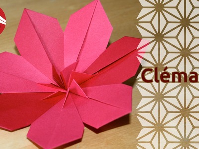 Origami - Clématite - Clematis [Senbazuru]