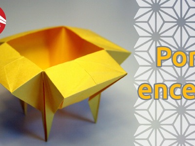 Origami - Porte encens - Incense Burner Dish [Senbazuru]