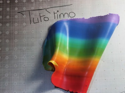 [♥✿ Tuto Fimo : Dégradé arc en ciel ✿♥] ~ [♥✿ Polymer Clay Tutorial : gradient rainbow ✿♥]