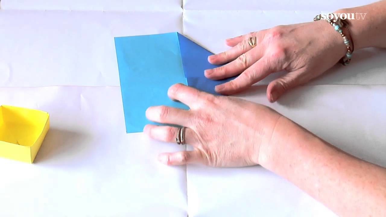 Faire un boîte pour ses bijoux en origami - Tuto DIY