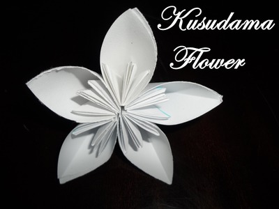 Origami - Fleur Kusudama (tutorial)