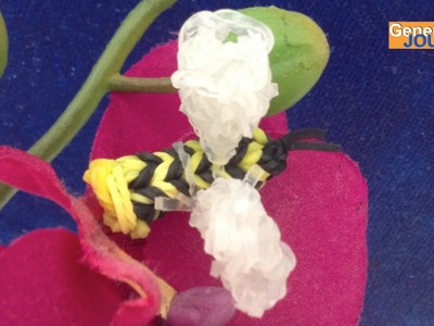 Comment créer une abeille en élastiques Rainbow Loom