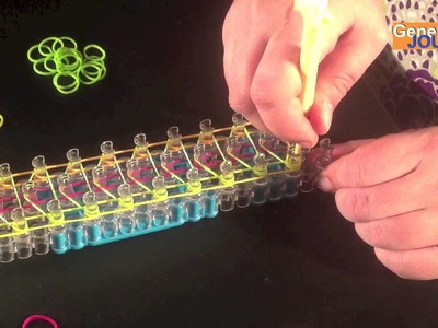 Créer un bracelet Rainbow Loom simple à 3 rangs en français