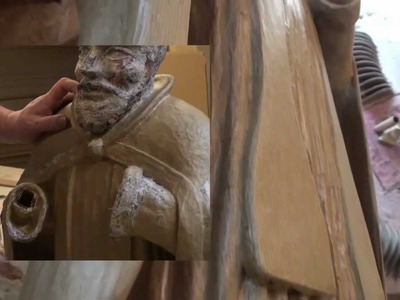 Sculpture en papier maché