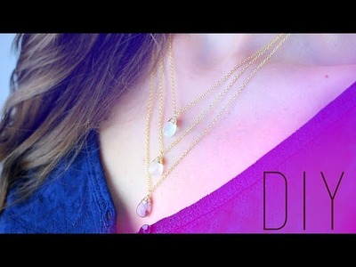 DIY-TUTO FETE DES MERES : COLLIER MULTIRANGS - LAYERED NECKLACE (english subs)