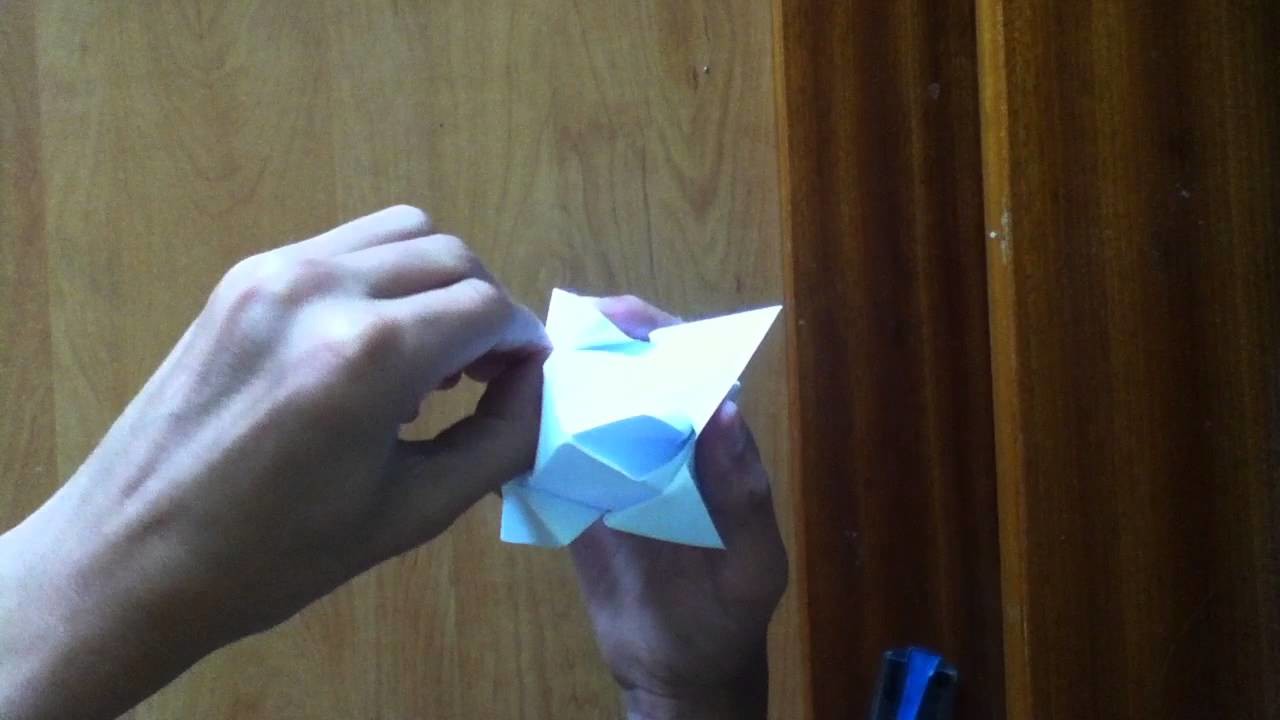 Faire une tulipe en origami - Tulipe en Papier