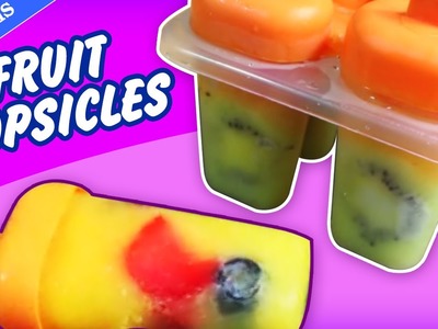 Recette Facile: Fruit Popsicles in French | Comment Faire Glaces aux Fruits Frais