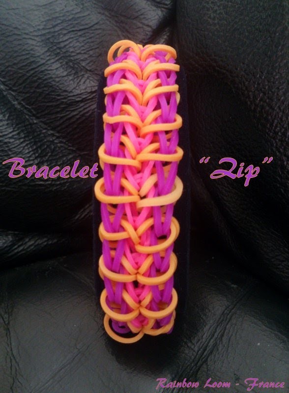 Bracelet " Zip " Rainbow Loom® Tutoriel Français (Niveau Débutant)