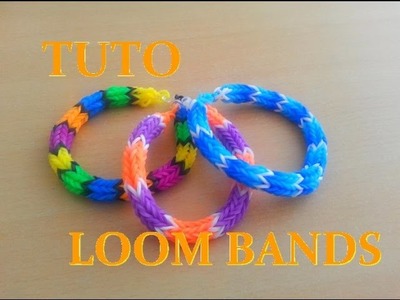 DIY : Loom Bands : Bracelet Rond (Français)