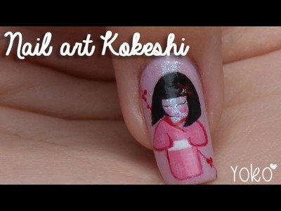 Nail art - Poupée Kokeshi