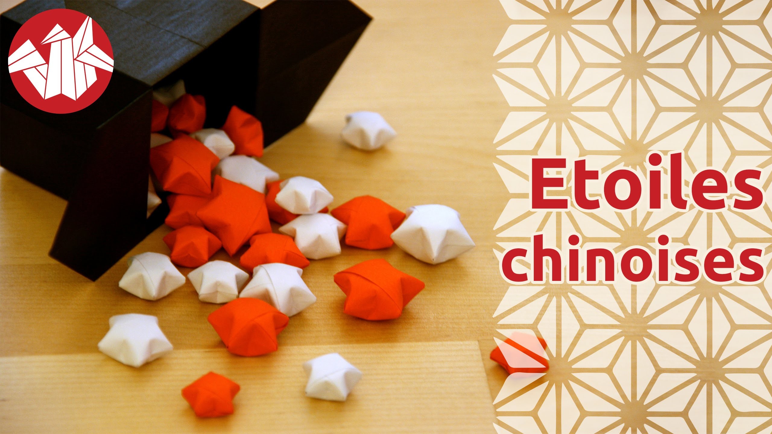 Origami - Etoiles chinoises du bonheur - Chinese Lucky Stars (HD) [Senbazuru]
