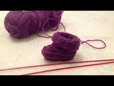Tricoter des chaussons pour bébé - Le tricot facile: Apprendre à tricoter des chaussons pour bébés