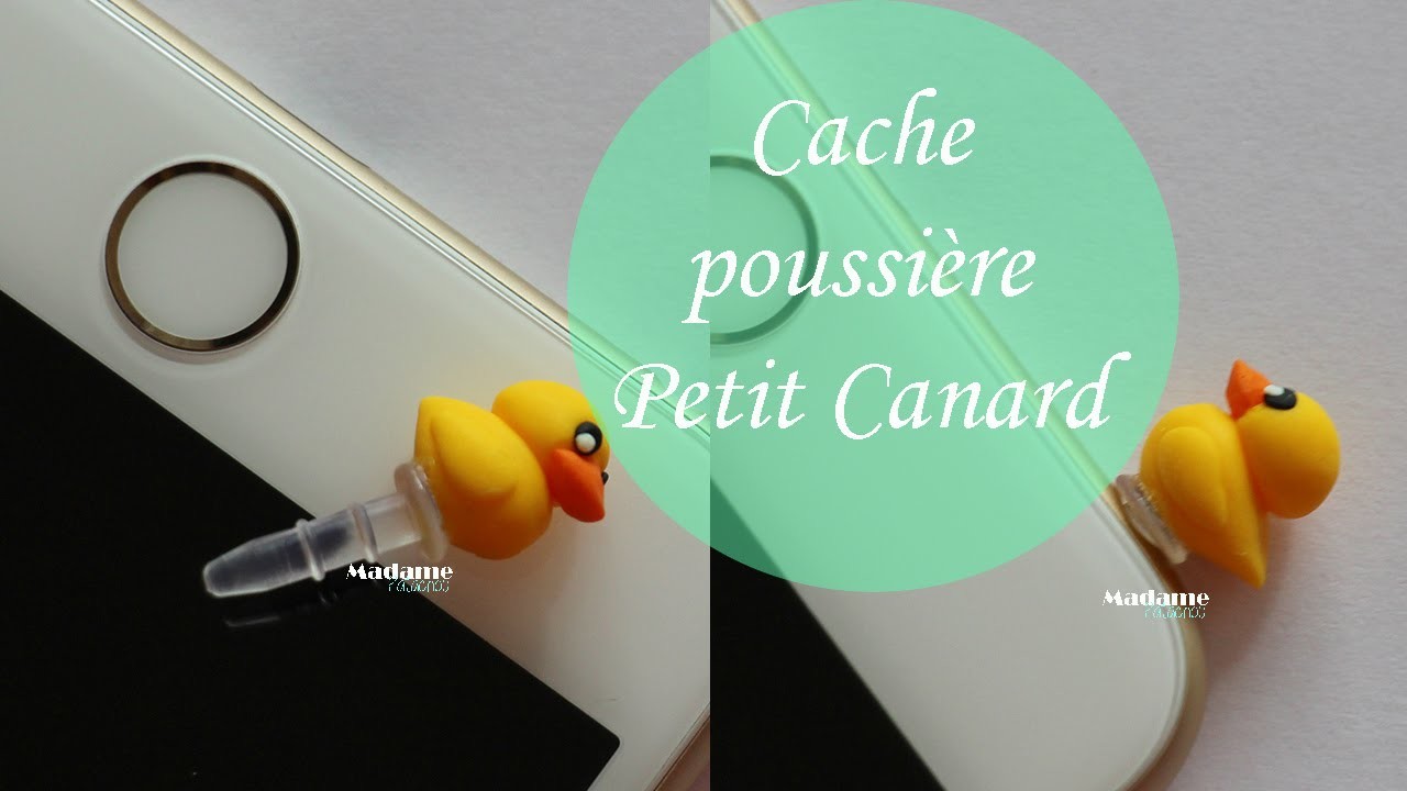 DIY: Plug téléphone Petit Canard (ou cache poussière)