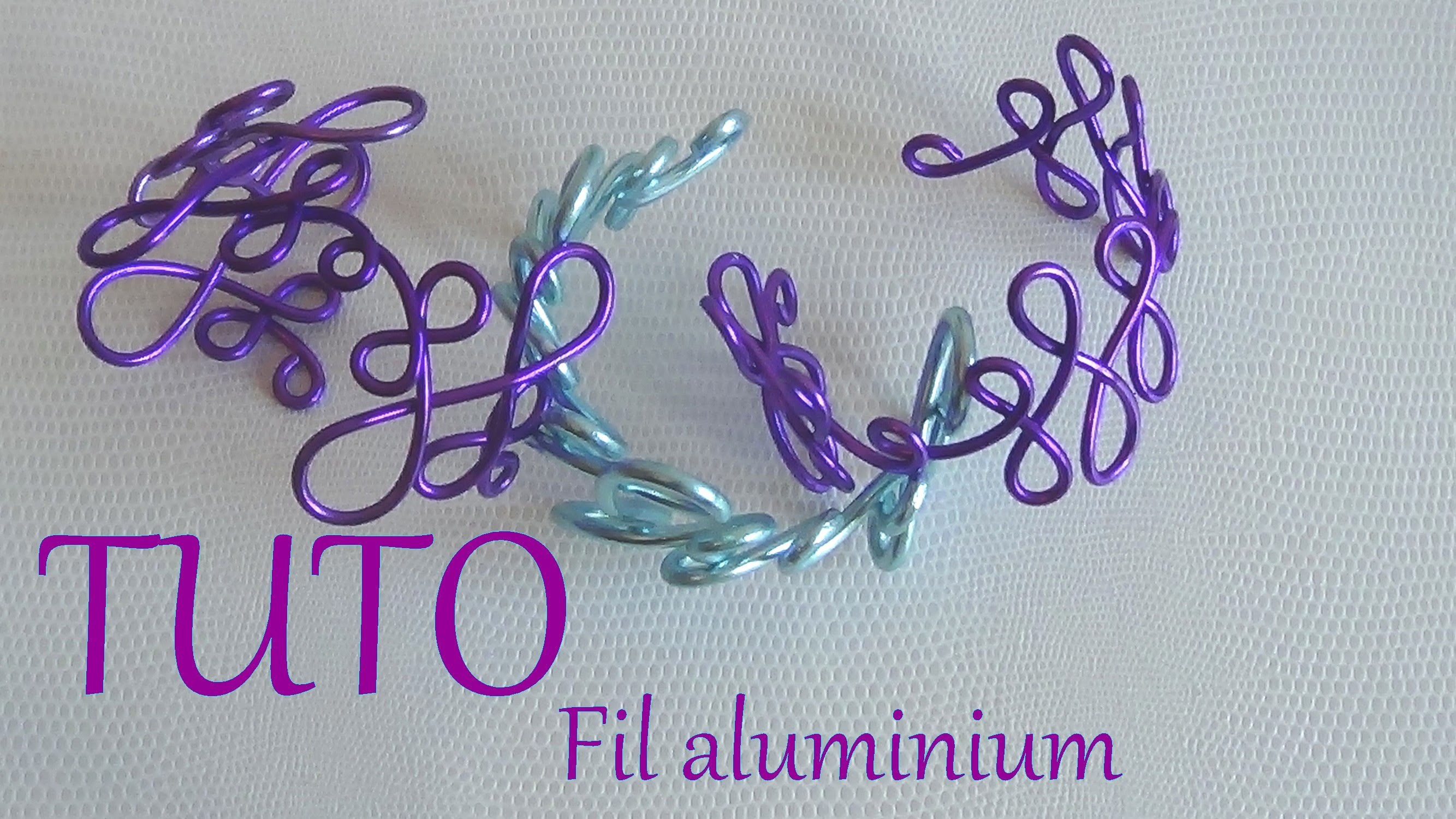[ TUTO] bracelet en  fil aluminium avec planche wig jig #2