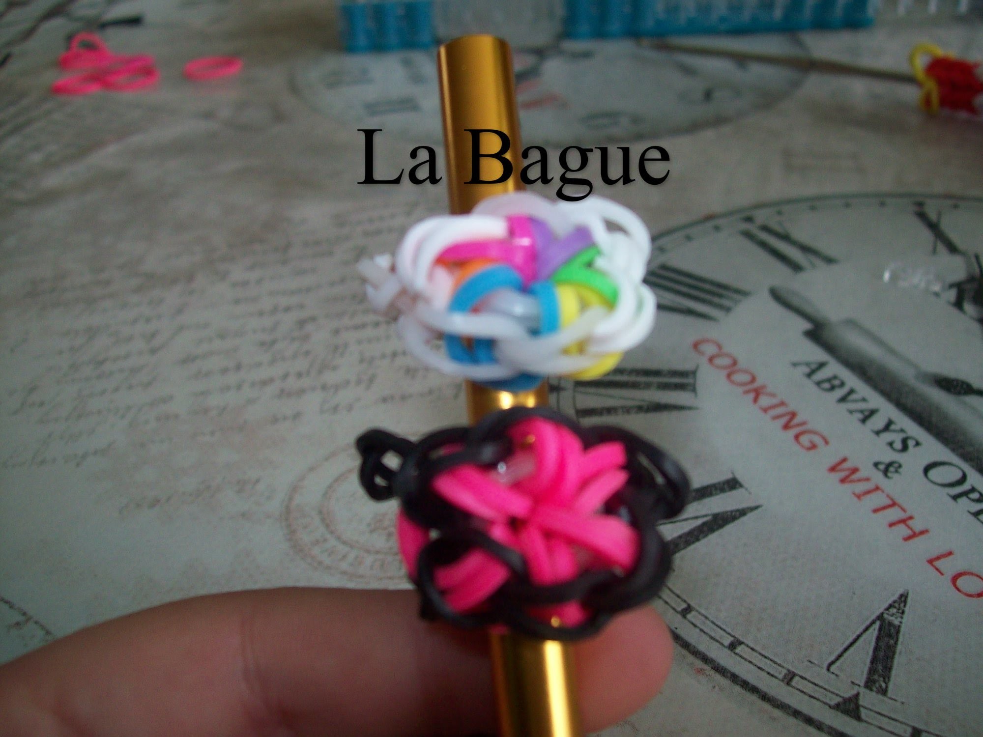La Bague - Rainbow Loom - Niveau Débutant