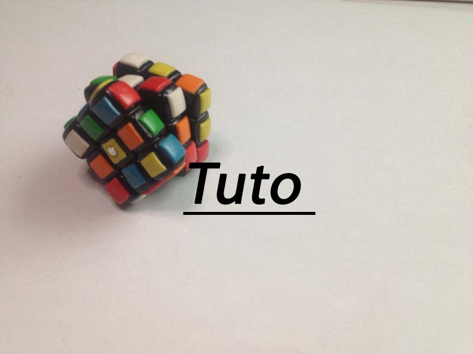 Tuto Fimo - Rubik's cube