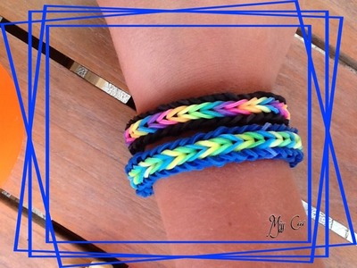 Bracelet Rainbow Loom "Brésilien" (Tuto français)