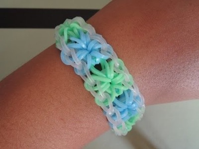 Comment faire un bracelet en forme de fleur.