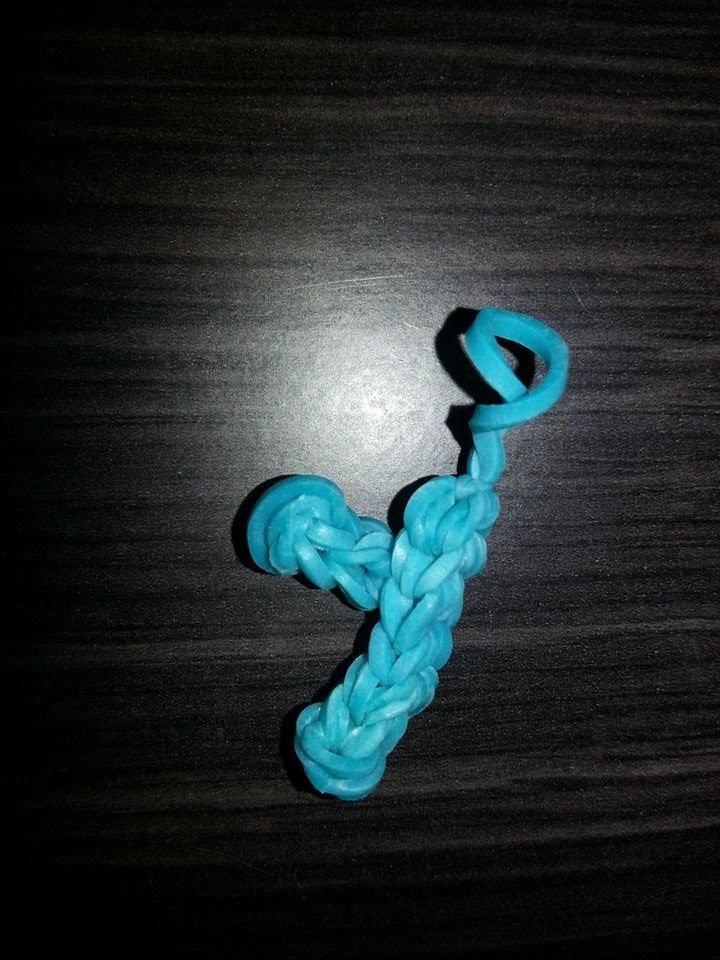 Mini Lettre "Y" en Loom Tutoriel en Français