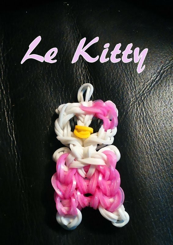 Le Kitty Rainbow loom® Tutoriel Français (Niveau Intermédiaire)