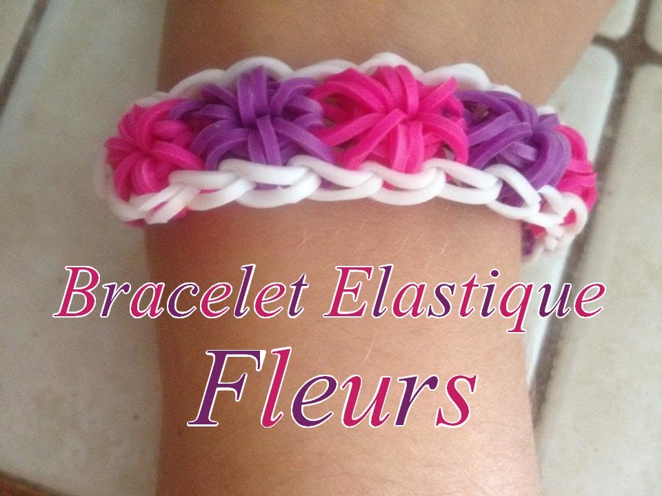 [TUTO] Bracelet élastique "Fleurs"