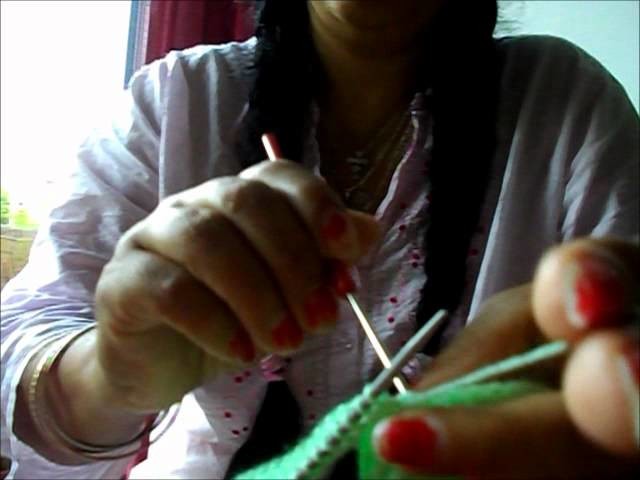 Mon tricot montage de maille.wmv