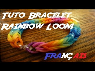 Tuto bracelet Rainbow Loom arc-en-ciel (facile)