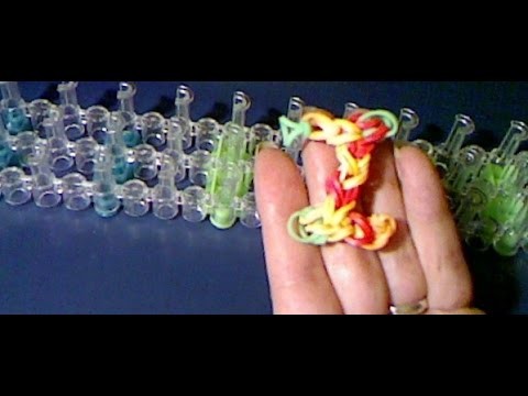 Rainbow loom francais lettre Z ( loom band )