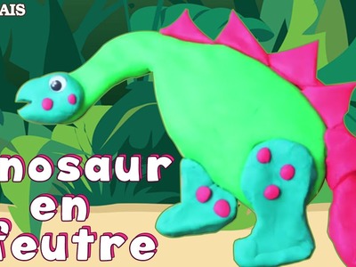 Francais Facile: How To Make a Play Doh Dinosaur in French | Dinosaure en Pâte à Modeler