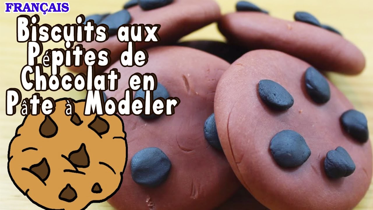 Play Doh Chocolate Chip Cookies | Biscuits de Chocolat en Pâte à Modeler en Francais