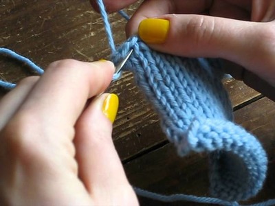 Relever les mailles dans le sens du tricot : comment faire