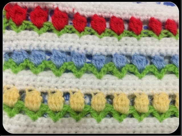 Crochet Tuto : Champ de fleurs !