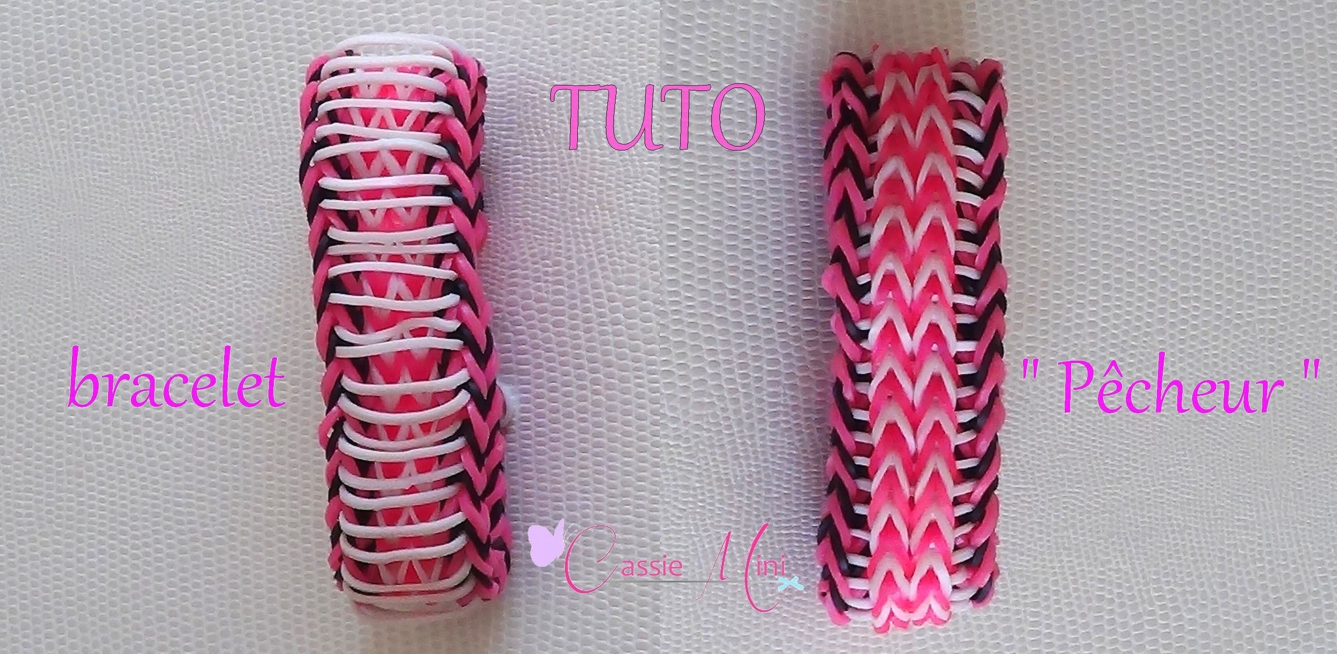 [ tuto ] bracelet pêcheur en élastique pêcheur