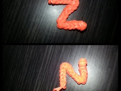 Mini Lettre "N" et "Z" en Loom Tutoriel en Français