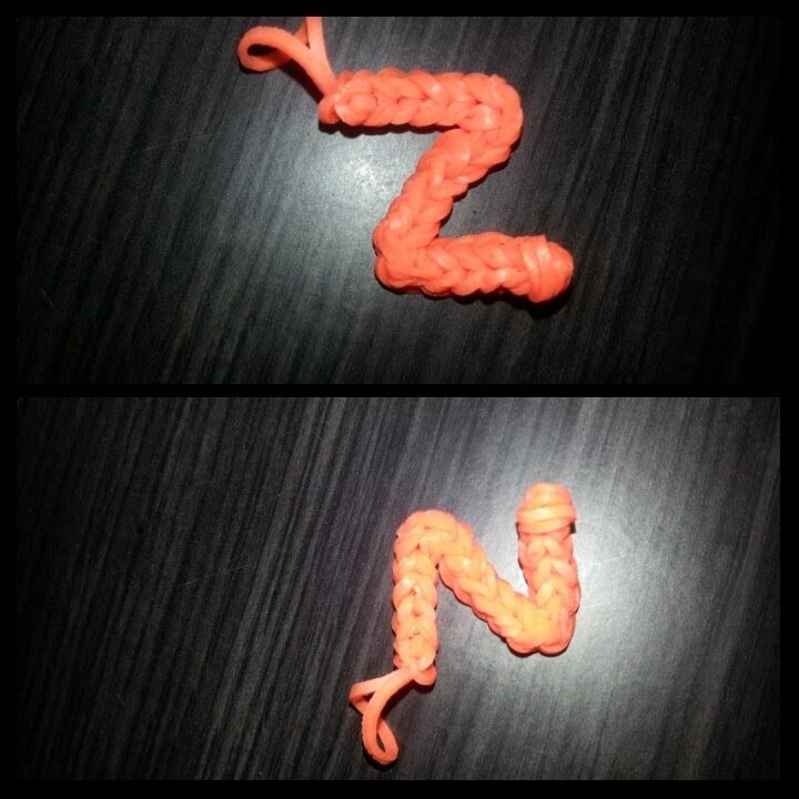 Mini Lettre "N" et "Z" en Loom Tutoriel en Français