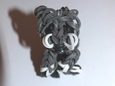 Tuto loom.Réaliser un chat en 3D avec des élastiques de type "rainbow loom"