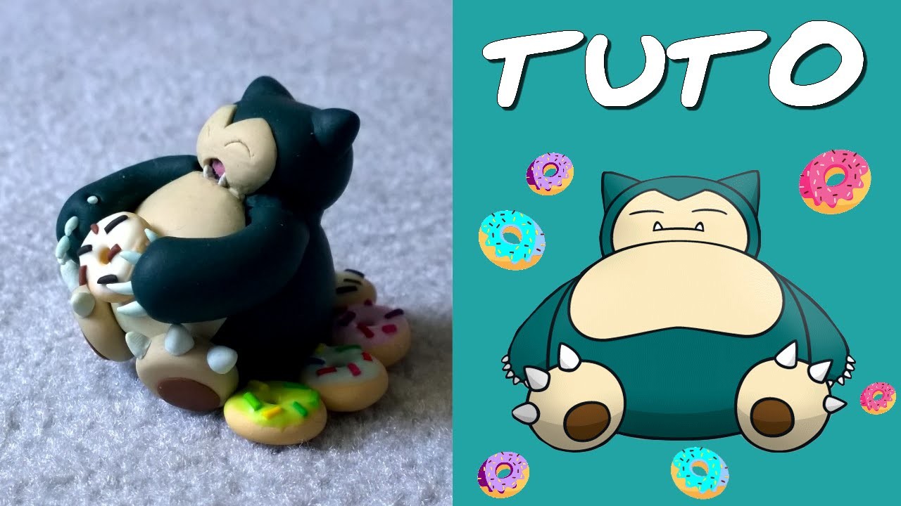 TUTO FIMO | Ronflex. Snorlax (de Pokémon)