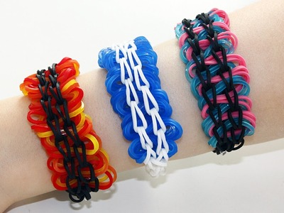 TUTO EXCLUSIF : bracelet élastiques entrelacés - Rainbow Loom (en Français)