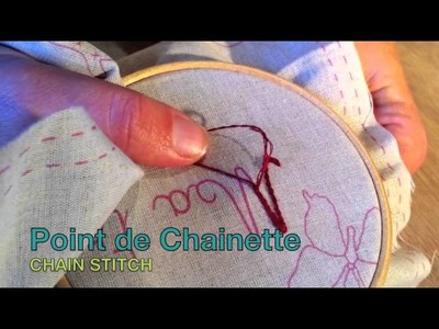 Broderie pour débutant. EMBROIDERY STICHES FOR BEGINNERS