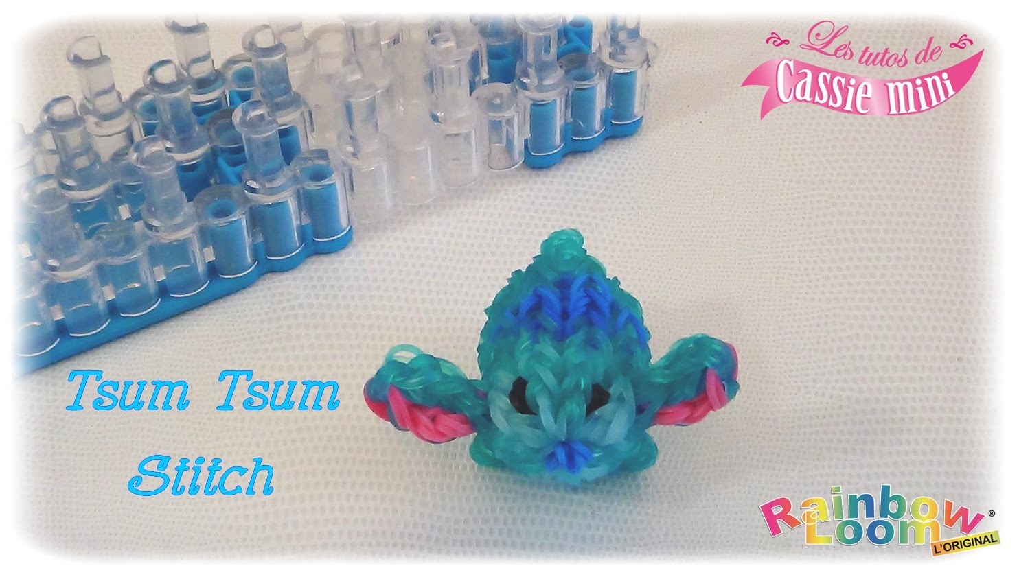 { Tuto } Tsum Tsum Stitch en élastique Rainbow Loom