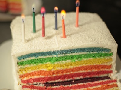 Recette du Rainbow Cake