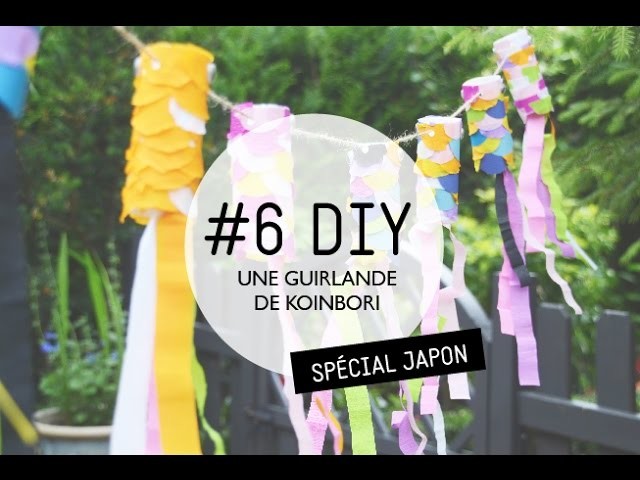 #6 DIY. Une guirlande de Koinobori