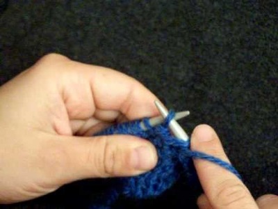 Apprendre à tricoter : tricoter une boutonnière (2.2)
